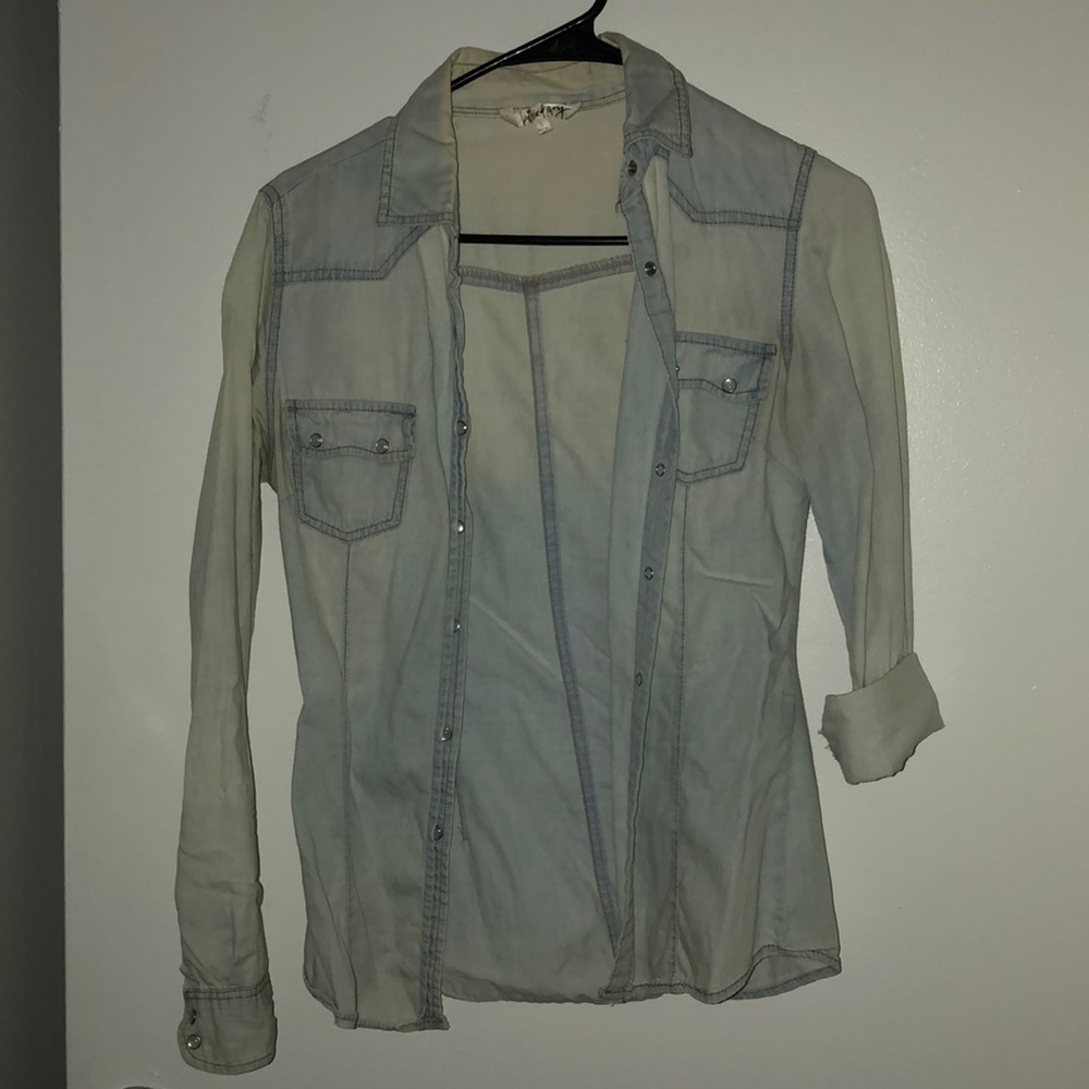 Cotton “ denim” light jacket